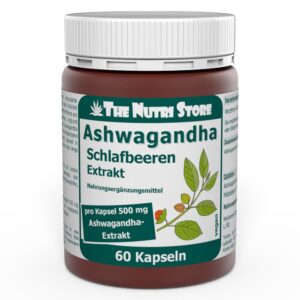 Ashwagandha 500 mg Extrakt Kapseln