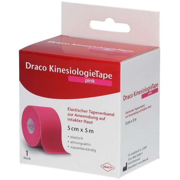 Draco KinesiologieTape 5 x 5 cm Türkis