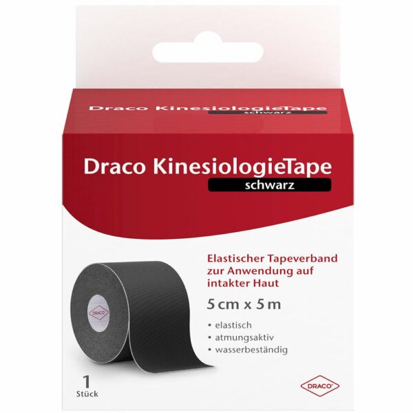 Draco KinesiologieTape schwarz