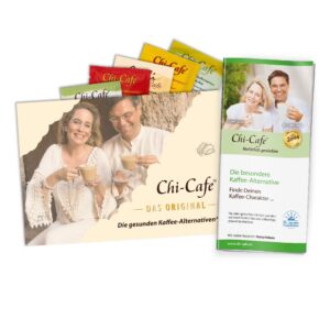Chi-Cafe Probierpaket ReiChi Kaffee Proben Akazienfaser Guarana Reishi Ginseng