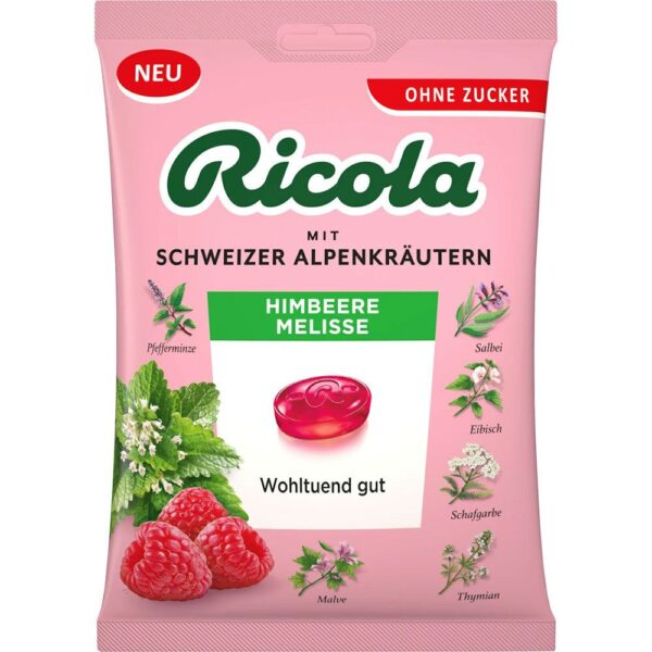 Ricola Himbeere-Melisse ohne Zucker