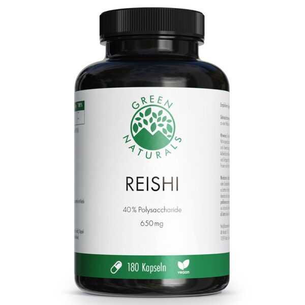 Green Naturals Reishi 650 mg hochdosiert vegan