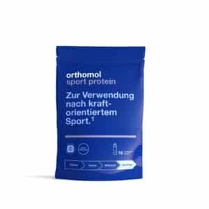 Orthomol Sport protein - Regeneration nach dem Kraftsport - Eiweißpulver mit Kreatin und Bcaa - Vanille-Geschmack - Pulver