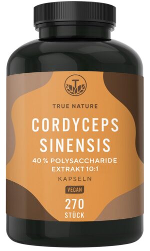 True Nature® Cordyceps Sinensis Kapseln - 10:1 Extrakt