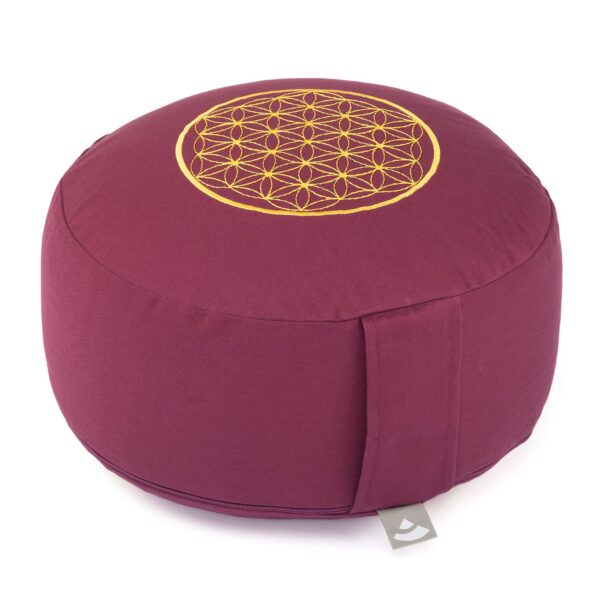 Meditationskissen Rondo ECO aubergine