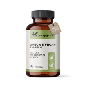 plantrition Vegane Omega 3 Algenöl Kapseln