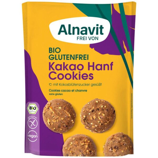 Alnavit Kakao Hanf Cookies glutenfrei