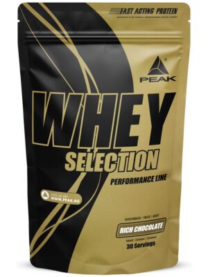 Peak Whey Selection - Geschmack Rich Chocolate