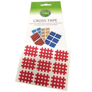 LisaCare Cross Tape Akupunkturpflaster - 21mm x 27mm in Rot