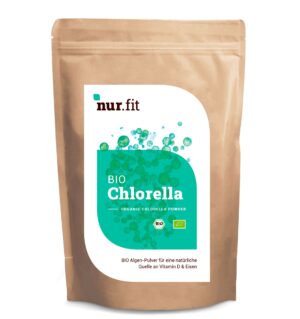 nur.fit BIO Chlorella Pulver