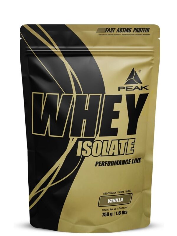 Peak Whey Protein Isolat - Geschmack Vanilla