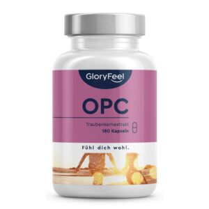 gloryfeel® OPC Traubenextrakt Kapseln + Vitamin C