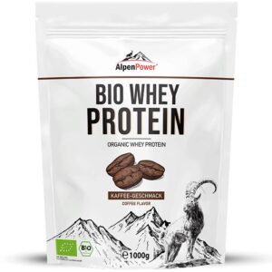 AlpenPower Bio Whey Protein- Kaffee
