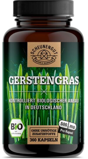 Scheunengut® Bio Gerstengras Kapseln