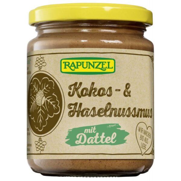 Rapunzel - Kokos- & Haselnussmus mit Dattel