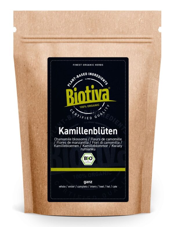 Biotiva Kamillen Blüten Tee Bio