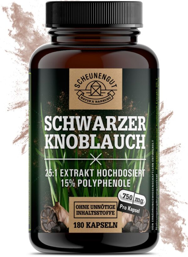 Scheunengut® Schwarzer Knoblauch 25:1 Extrakt