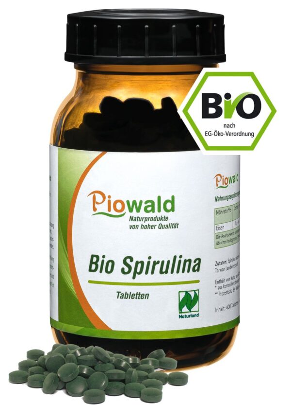 Piowald BIO Spirulina Tabletten - Naturland