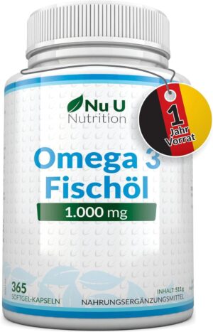 Nu U Nutrition Omega 3 Fischöl