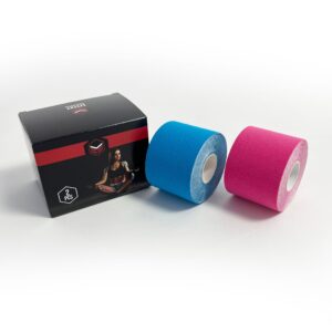 Effekt Manufaktur Kinesiologie Tape – 500 x 5 cm – in blau und pink