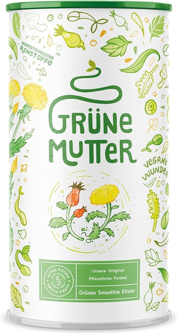 Grüne Mutter - Smoothie Pulver - Das Original Superfood Elixier