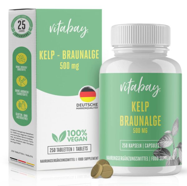 Vitabay Kelp Braunalge 500 mg