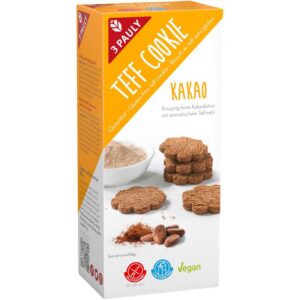 3 Pauly Teff Cookie Kakao glutenfrei