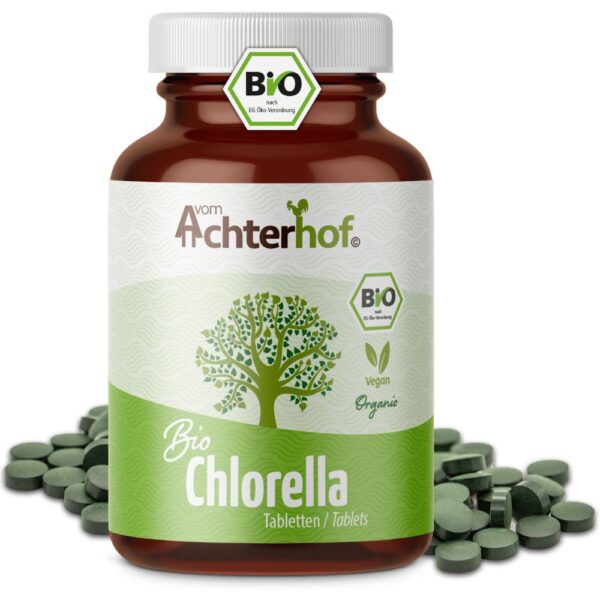 Achterhof Bio Chlorella Algen Tabletten