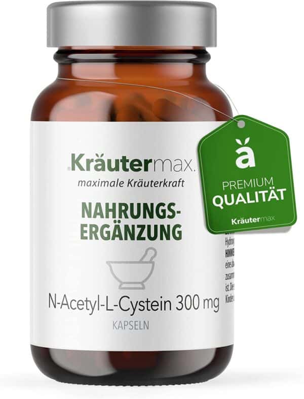 Kräutermax N-Acetyl-L-Cystein 300 mg Kapseln