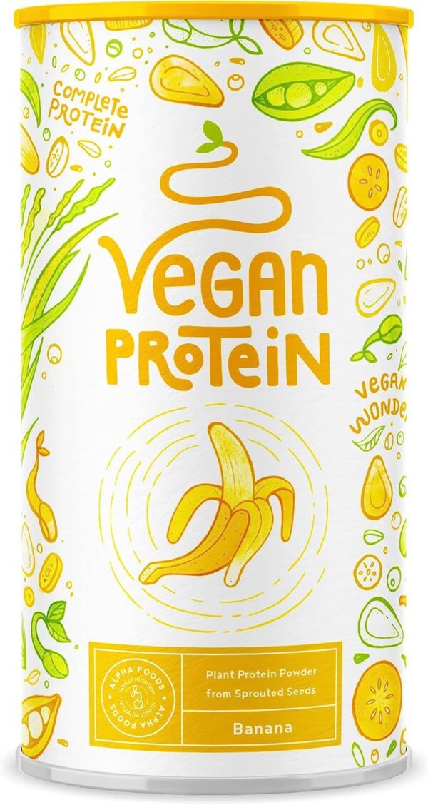 Vegan Protein - Banane - Pflanzliches Proteinpulver