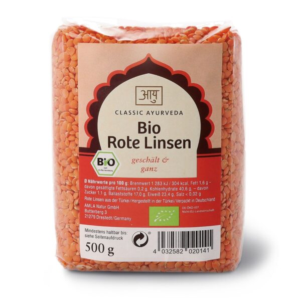 Classic Ayurveda - Rote Linsen