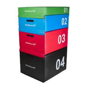 Plyobox / stapelbare Sprungbox aus Schaumstoff