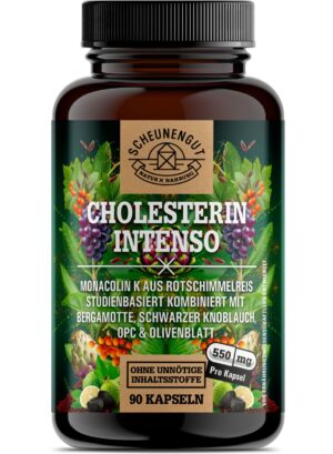 Scheunengut® Cholesterin Intenso | Monacolin K aus rotem Reis