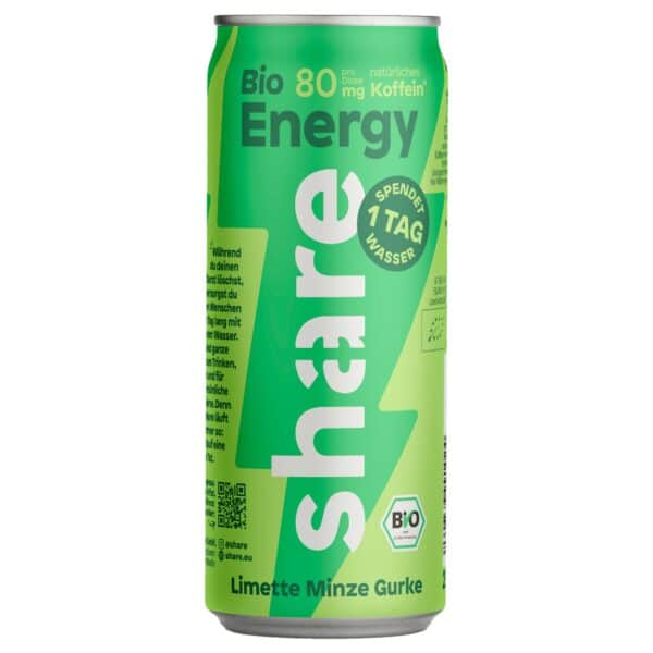 share Bio Energy Limette Minze & Gurke in Alu Dose EW