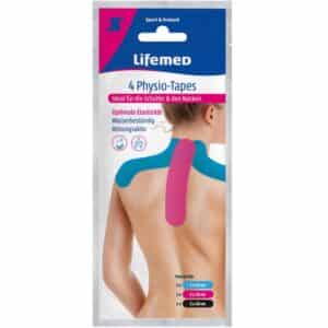 4 Lifemed Kinesiologie-Tapes für Schultern und Nacken