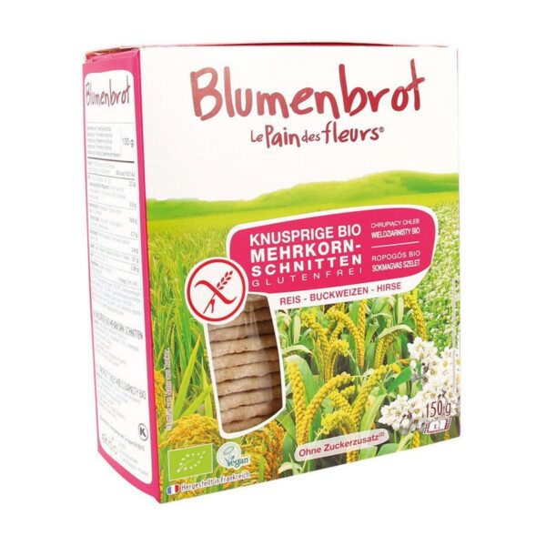 Blumenbrot Bio Mehrkorn-Schnitten glutenfrei