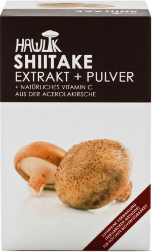 Hawlik Shiitake Extrakt + Pulver Kapseln