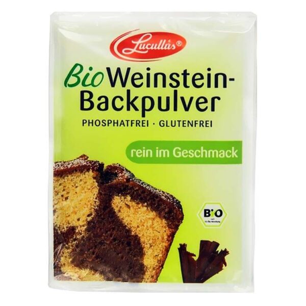 Lucullus Bio Weinstein Backpulver