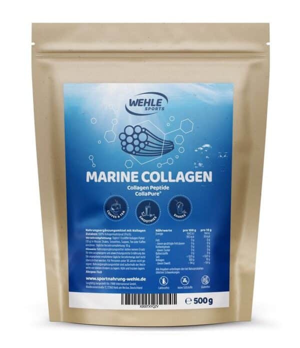 Kollagen Pulver - Marine Collagen Peptide von Wehle Sports