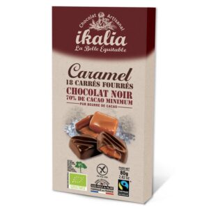 Ikalia Schoko Pralinen Karamell 70% glutenfrei