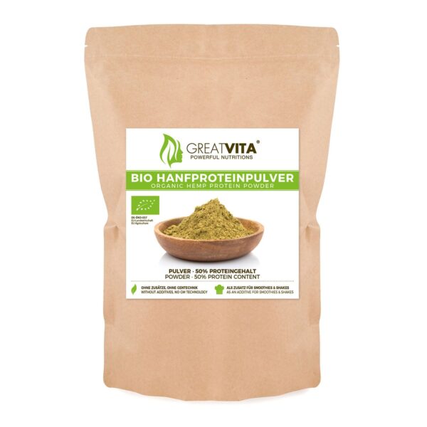 GreatVita Bio Hanfprotein Pulver