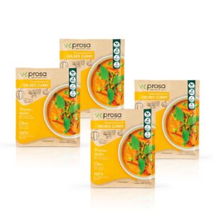 veprosa BIO Saucenpulver für gelbes Curry - 4er-Set