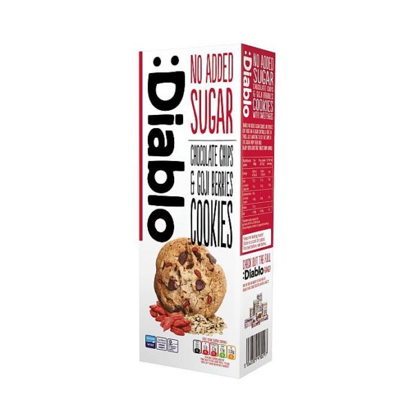 :Diablo No Added Sugar Chocolate Chips&Goji Berries Cookies