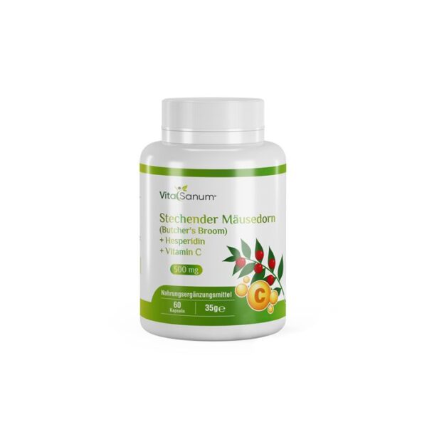 VitaSanum® - Stechender Mäusedorn (Butcher's Broom) + Hesperidin + Vitamin C