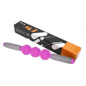 Sport-Knight® Igel Massagestick 3 Bälle Pink