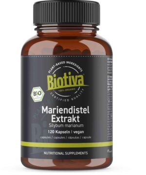 Biotiva Mariendistel Extrakt Kapseln Bio